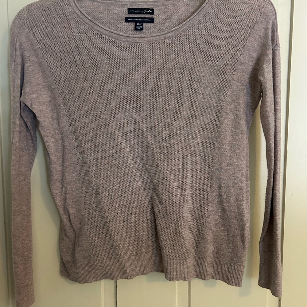 American Eagle Taupe Sweater